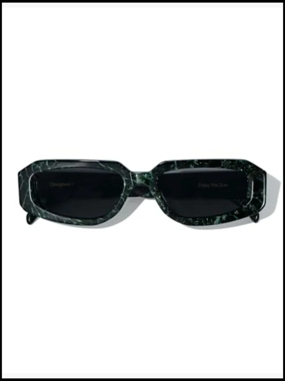 Unisex Retro Acetate Sunglasses UV Protection Nylon Lens